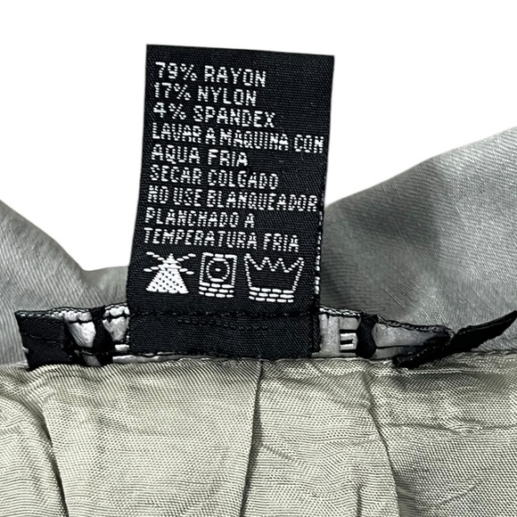 Green Vintage Rampage Single Button Short Sleeve Blazer - Size Medium - Picture 10 of 10